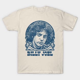 Billy Joel / / Retro Style Faded Look Design T-Shirt